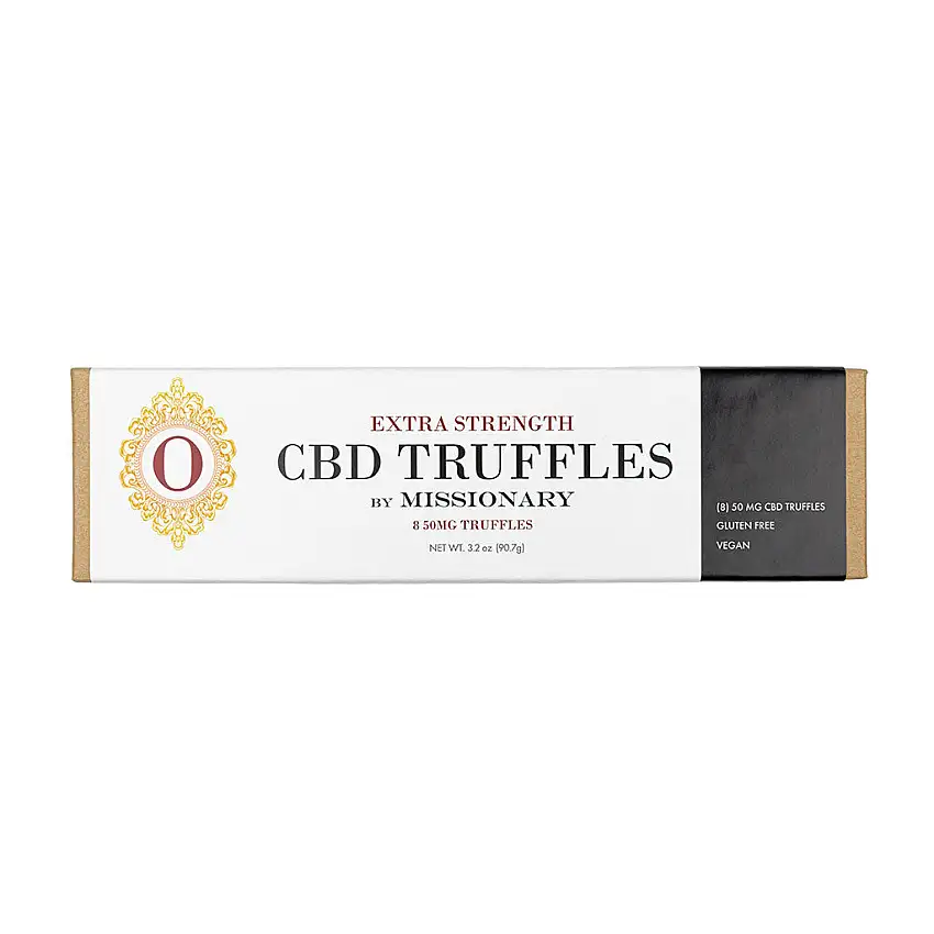 8 Piece Box of 50mg each CBD Truffles