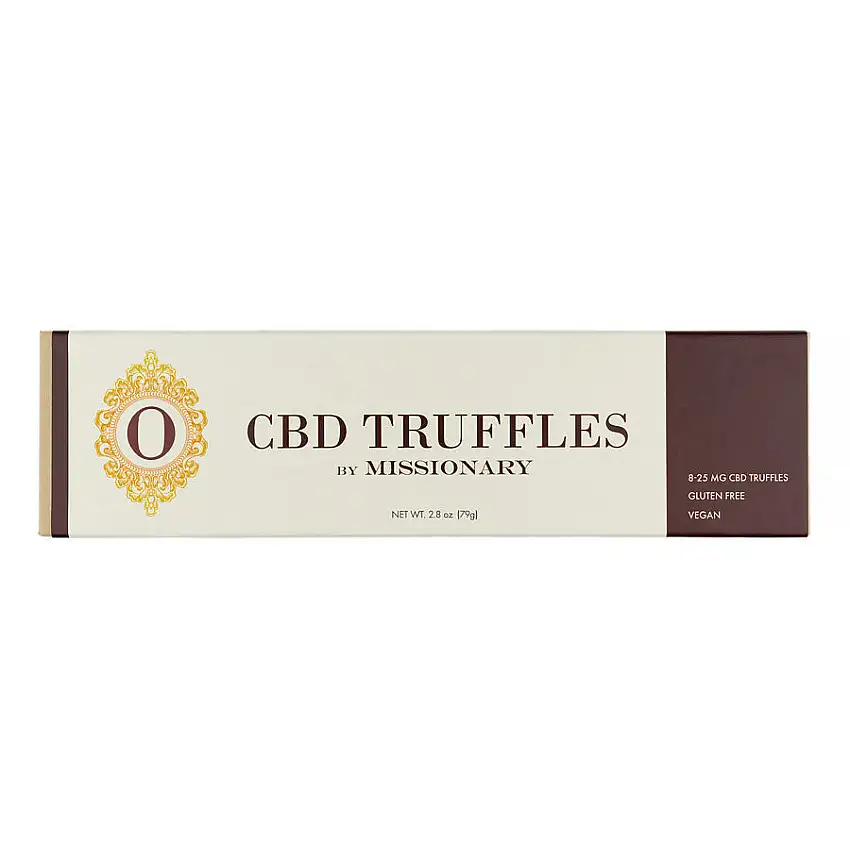 8 Piece box of 25mg each CBD Truffles