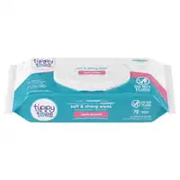 Tippy Toes, Wipes, Soft & Strong, Lightly Scented