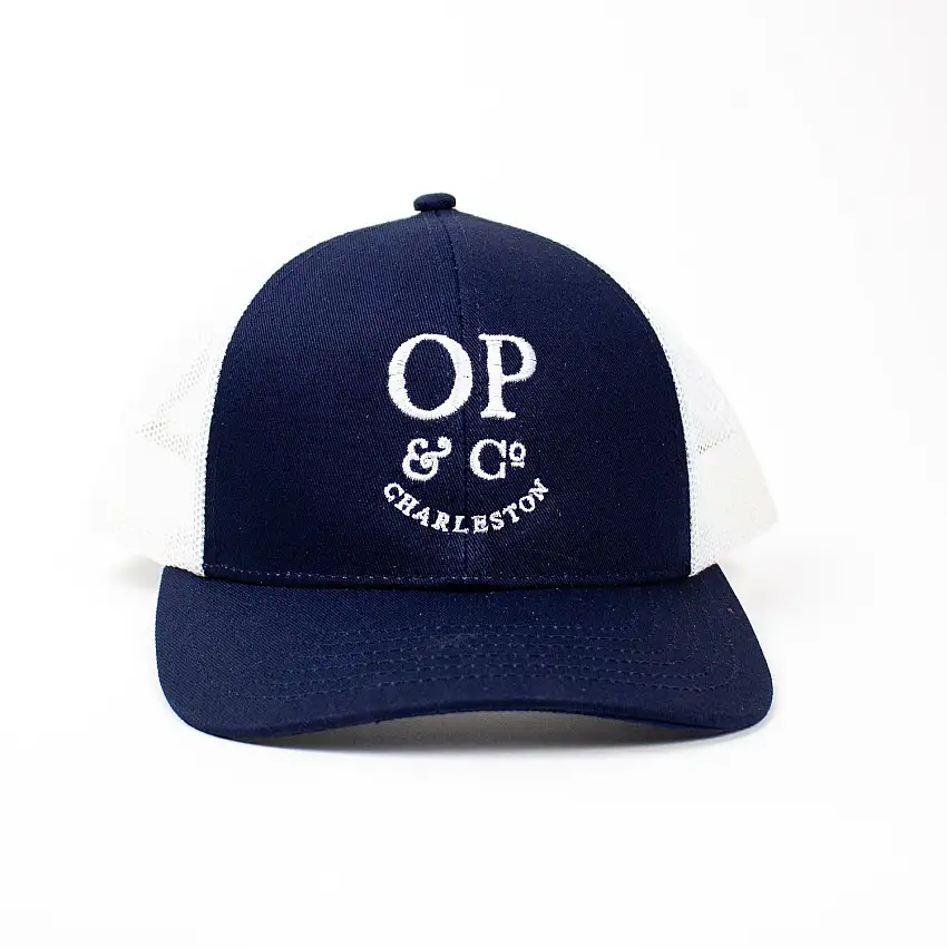 Oliver Pluff & Co 100% Cotton Front Mesh Back Trucker Hat
