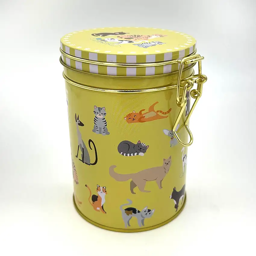 Purr-fect Tea Tin, 200g Round