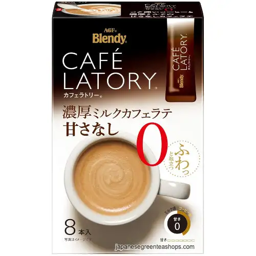 (AGF) Blendy Cafe Latory Milk (Non-Sweet) Cafe Latte 8 Sticks