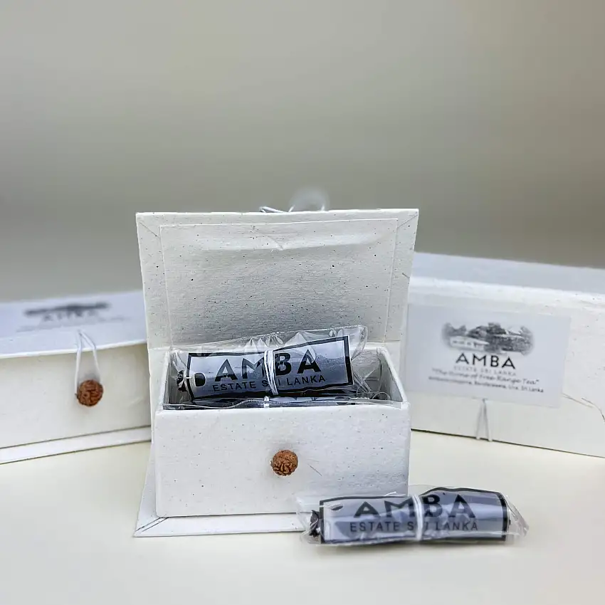 AMBA Estate Earl Grey Tea Rods Gift Box (Organically Grown)