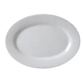 China Oval Deep Well Platter RE 13-1/2in