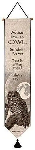 Advice from a Owl 9x41 Wall Hangar