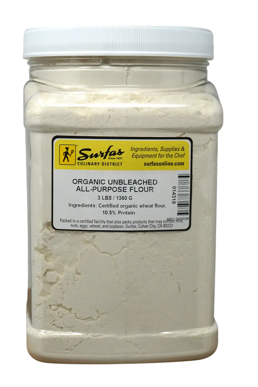All Purpose Unbleached Organic Flour 3lbs