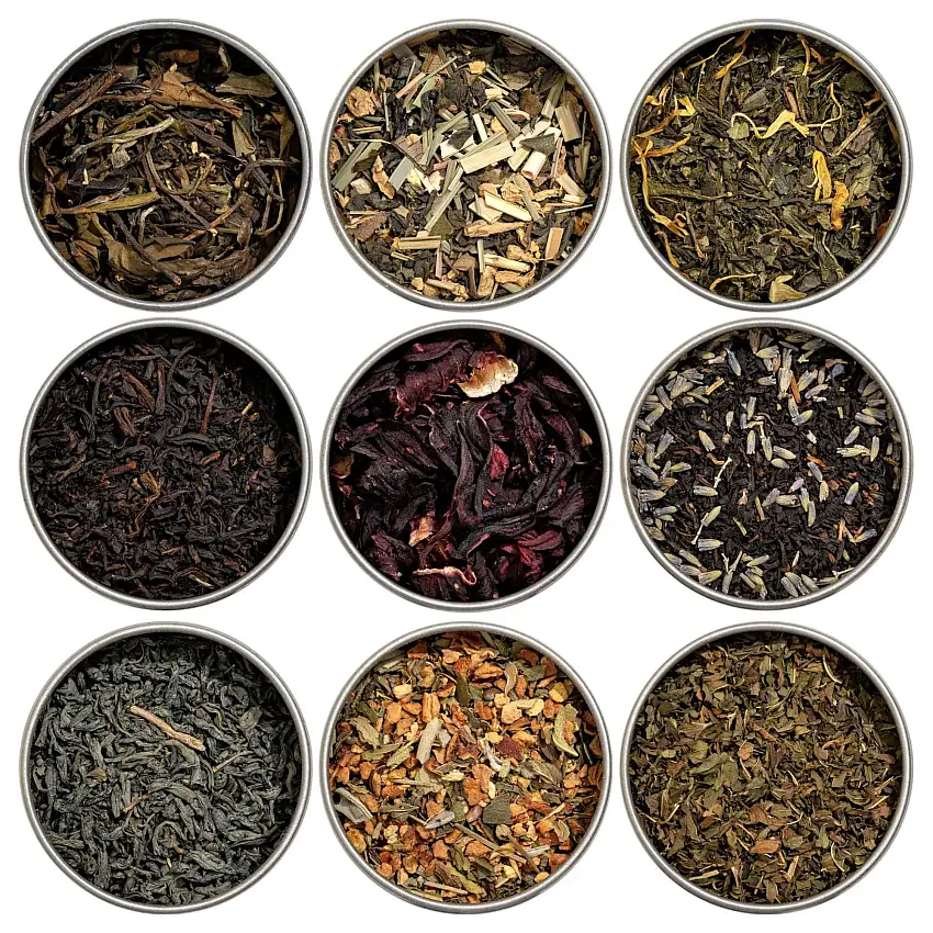 Organic Assorted 9 Loose Leaf Tea Gift Box