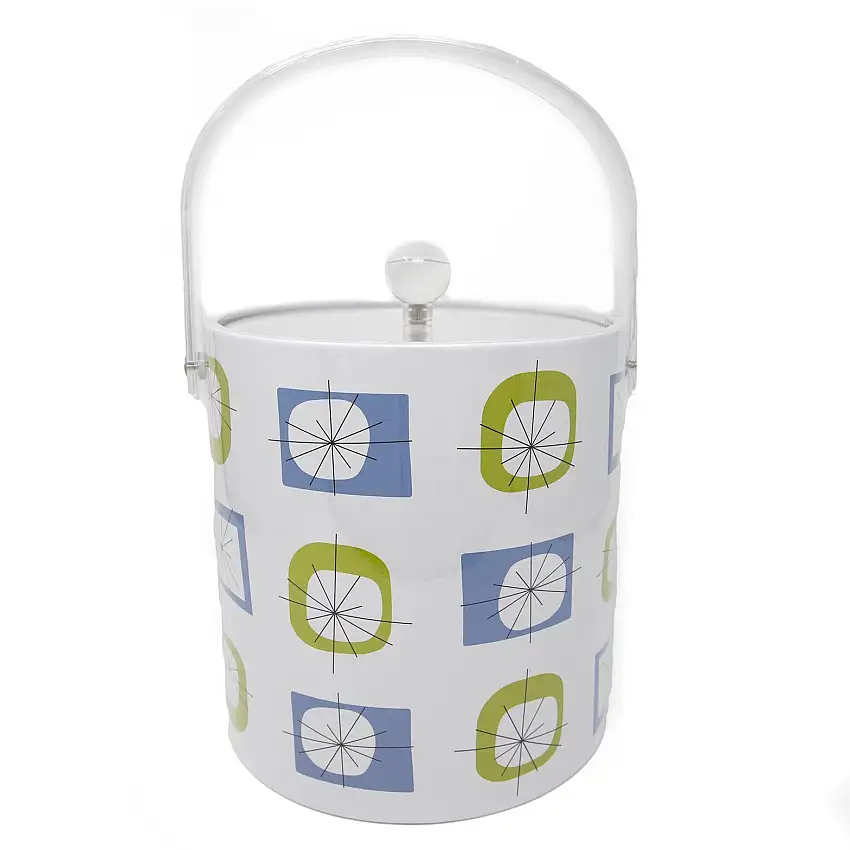 Atomic Blue Acrylic Ice Bucket