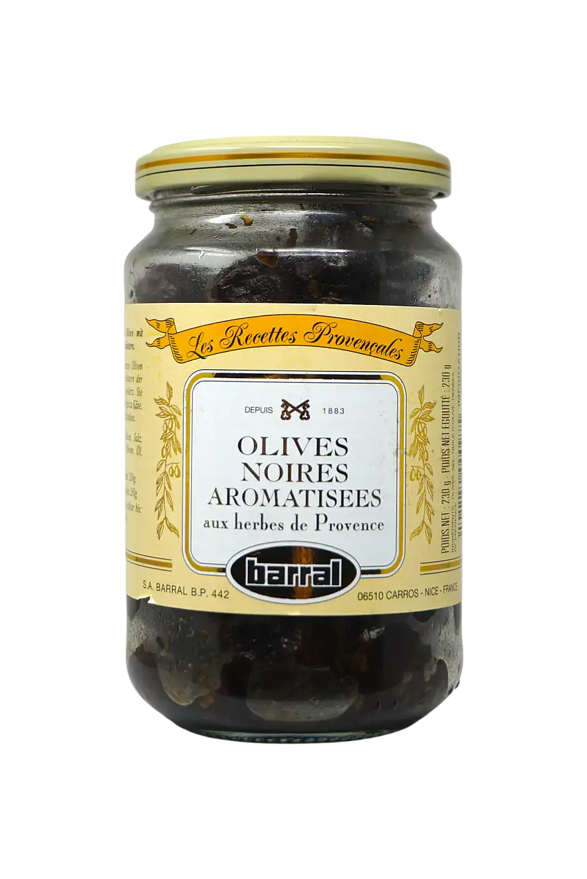 Barral Black Olives w/ Herbs 7oz