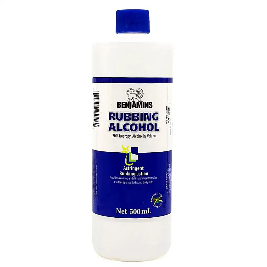 BENJAMINS RUBBING ALCOHOL 500ML