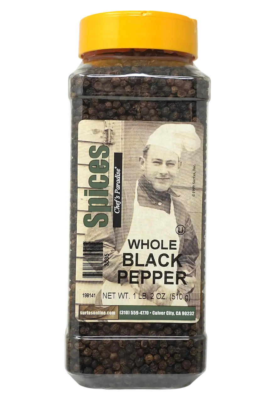 Black Whole Peppercorns 18oz