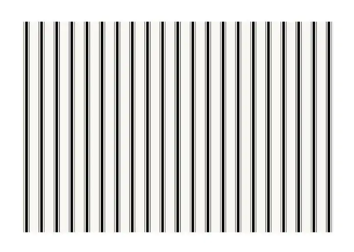 Placemat Paper Black Stripe 24/Pad