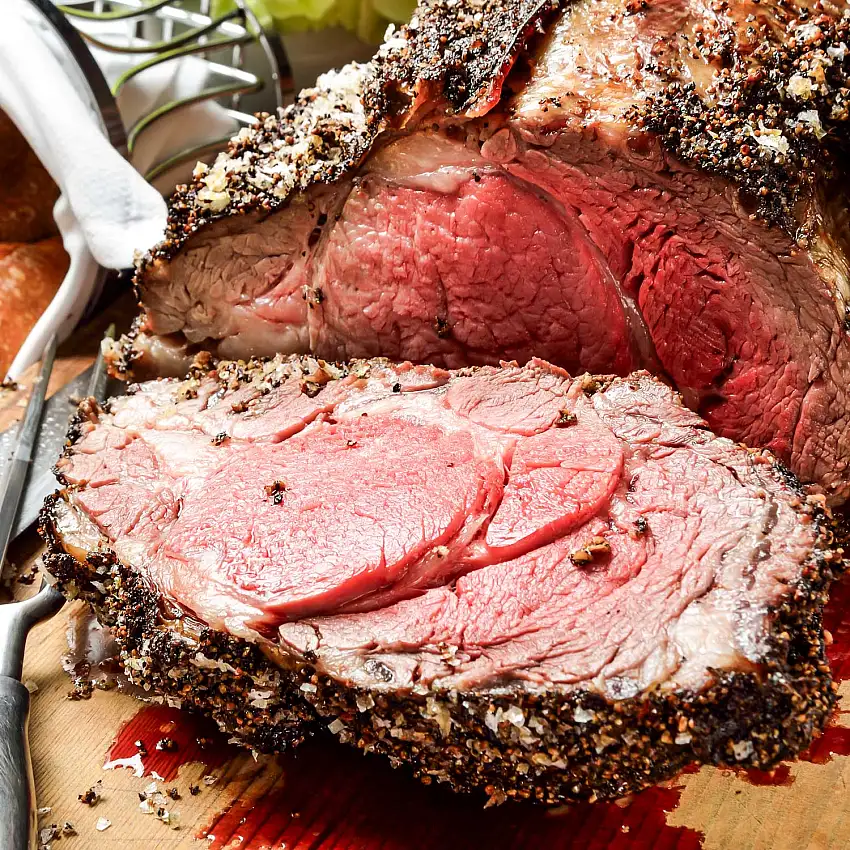 Boneless Garlic Herb Prime Rib Roast