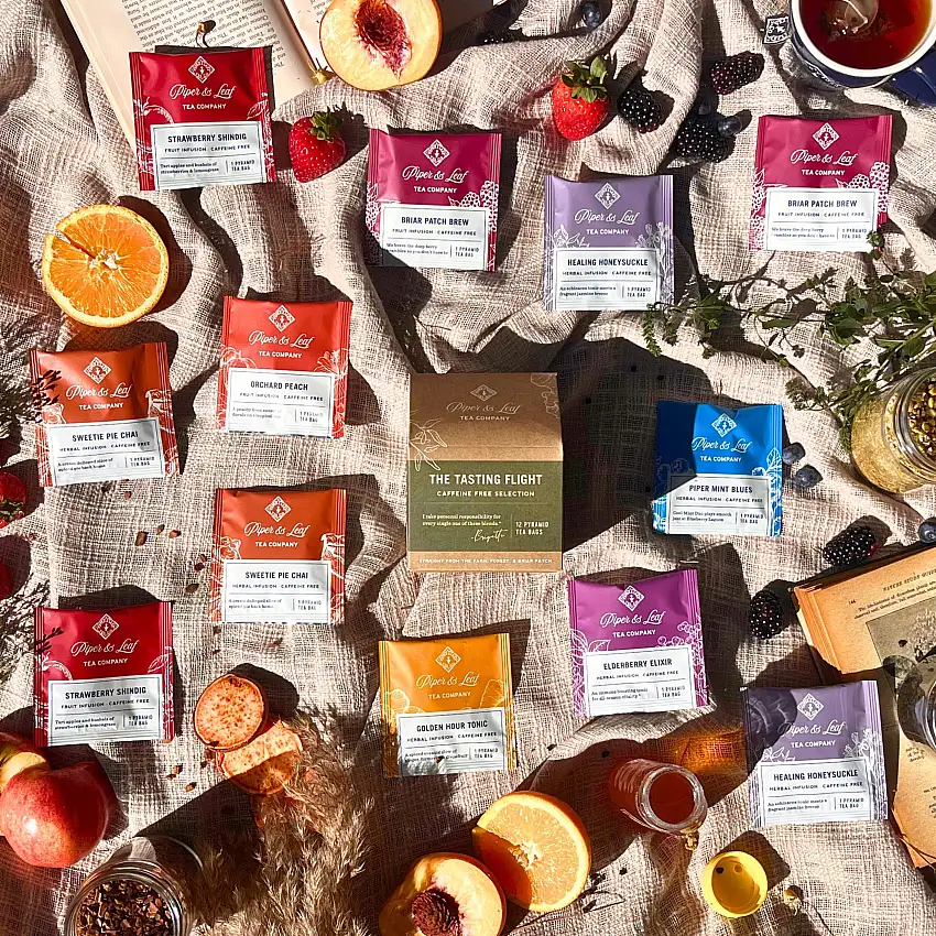 Caffeine Free Tasting Flight - Box of 12 Tea Bags