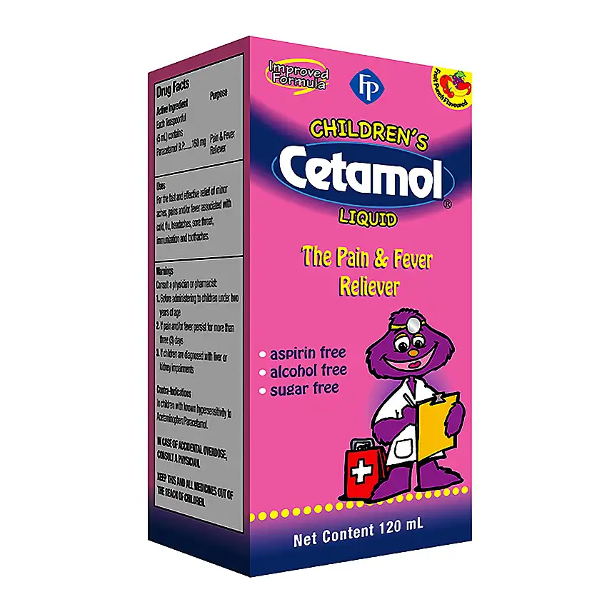 Children’s Cetamol Liquid - 120 ml