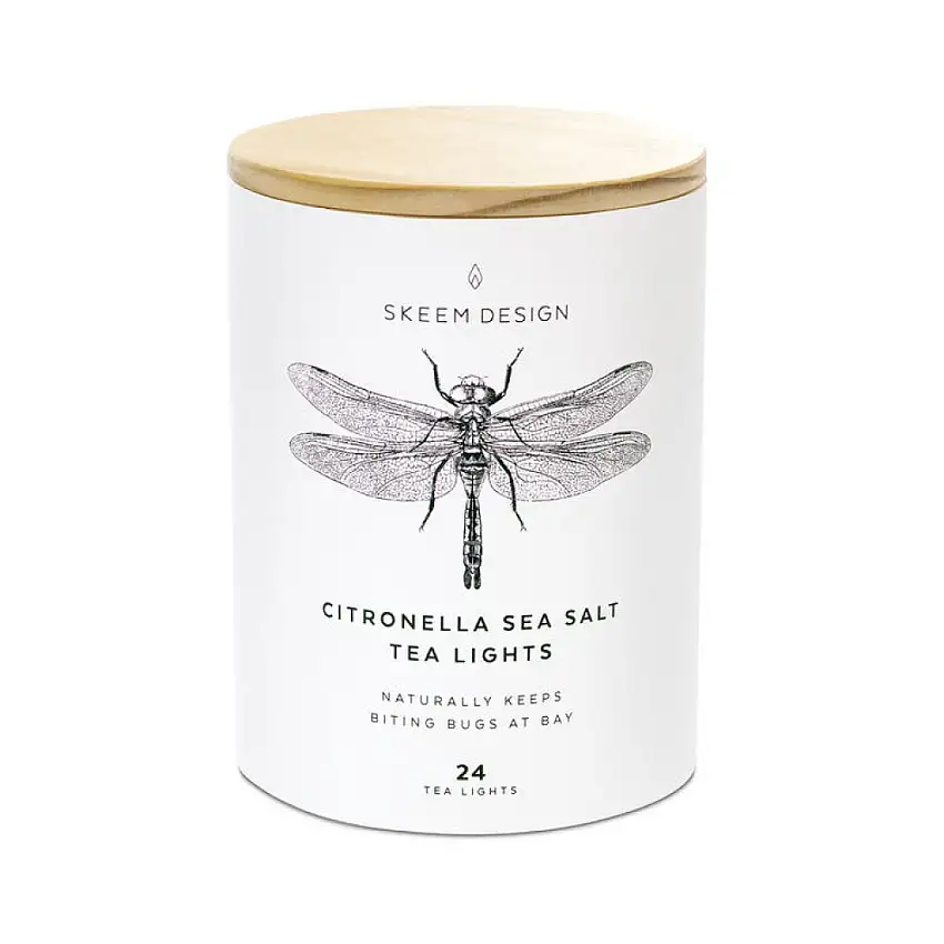 Citronella Sea Salt Tea Lights