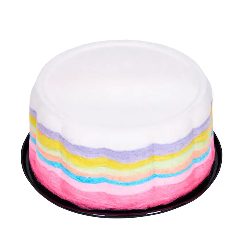 Rainbow Cotton Candy Cake