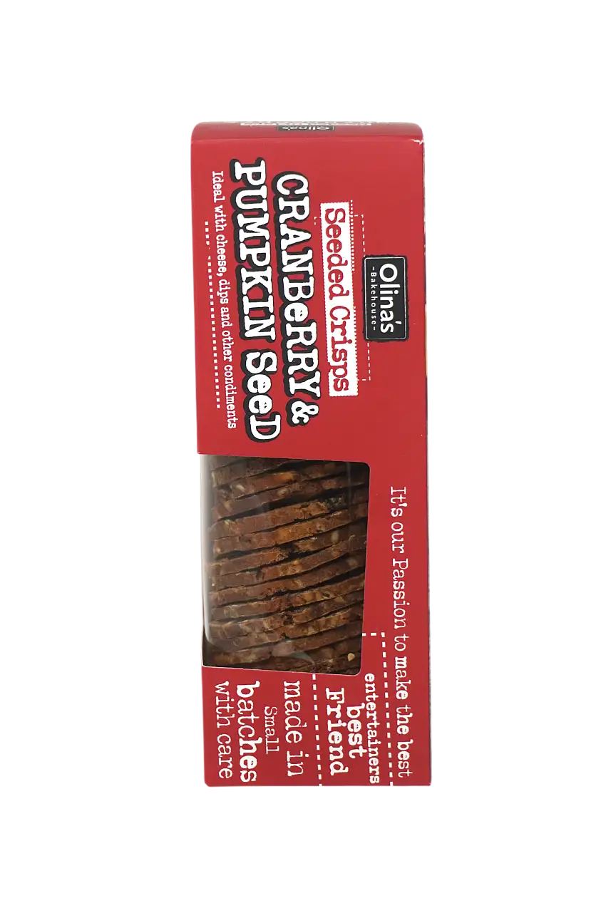 Olinas Cranberry Crackers 5.3oz