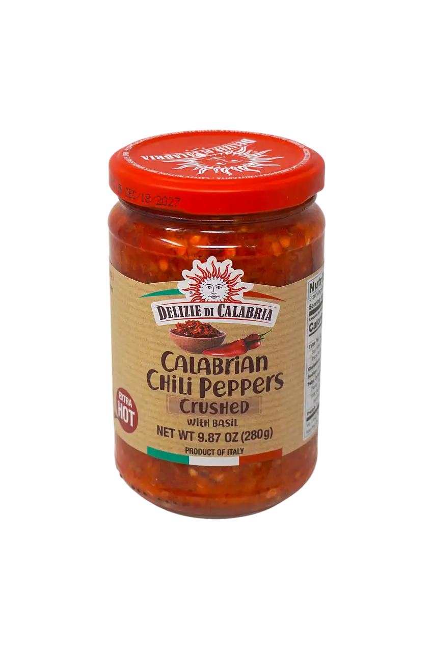 Crushed Calabrian Peppers w/ Basil 9.87oz