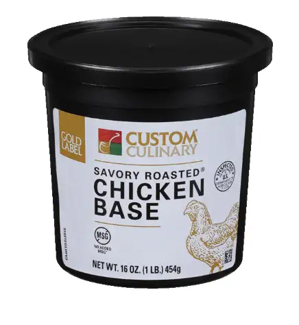 Custom Culinary Gold Label Roasted Chicken Base 1lb