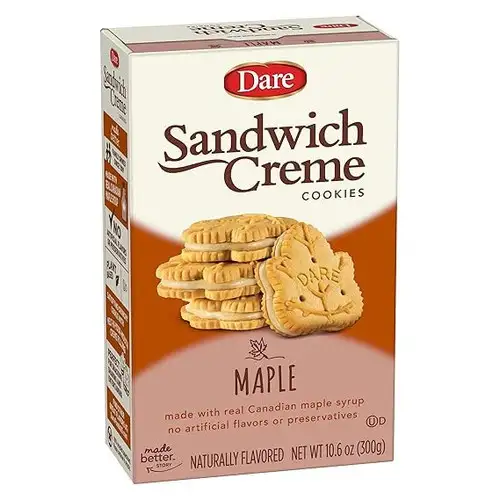 Dare Sandwich Creme Maple Cookies 10.6oz