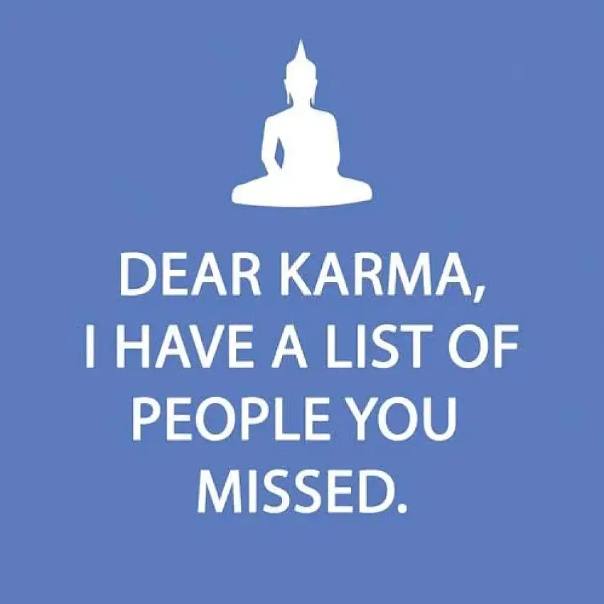Dear Karma  Cocktail Napkins