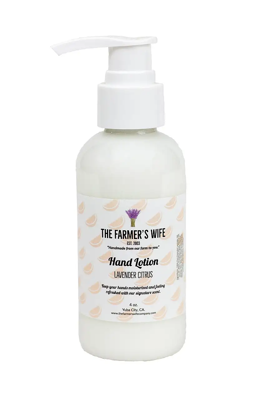 The Farmer's Wife Lavender Citrus Hand Lotion