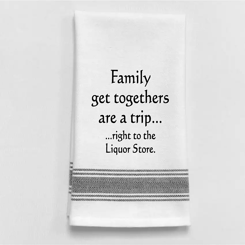 Family Get Togethers Tea Towel