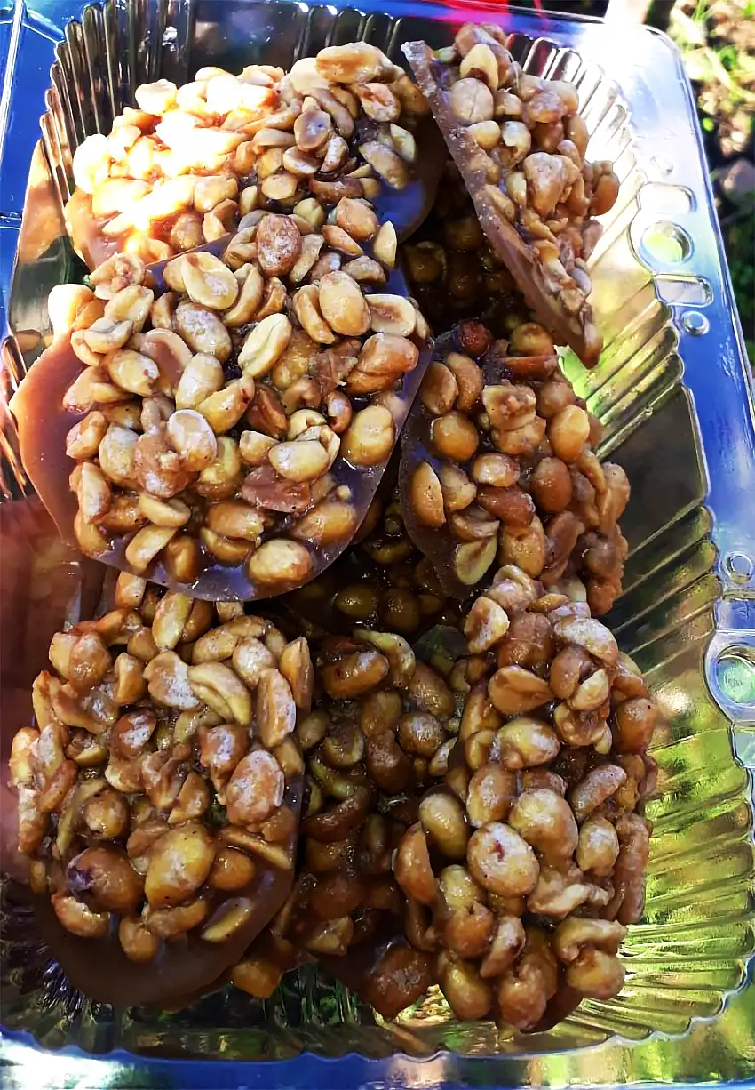 Peanut drops by candies