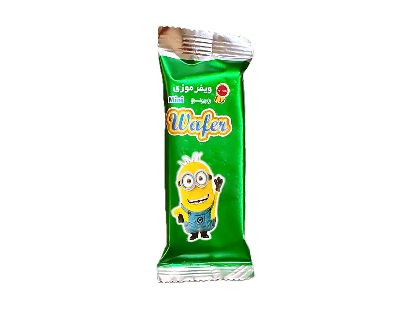 Mini Wafer - Banana - 6 Pieces (vayfer Mozi)