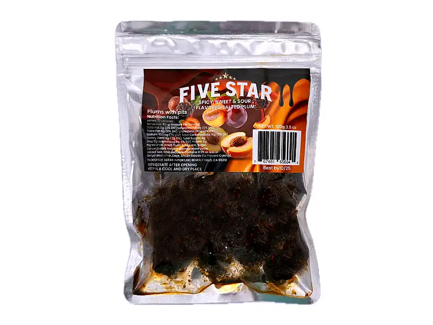 Spicy Sweet Sour Flavored Salted Plum (Aloo Torsh Tond)