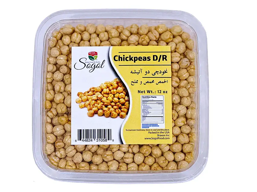 Double Roasted Jambo Chickpeas  Imported (Nokhodchi 2 Atisheh)