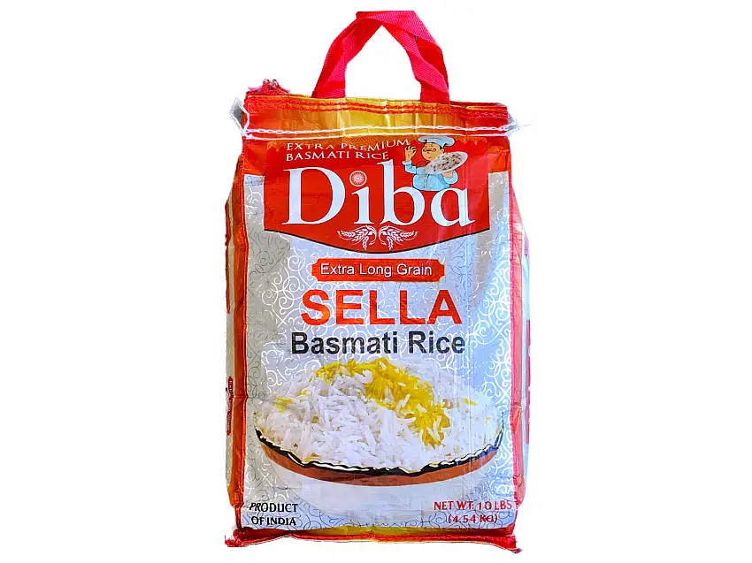 Extra Long Grain Sella (Sela) Basmati Rice Diba