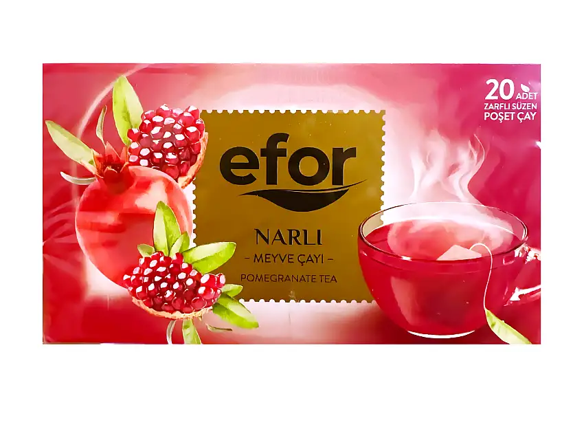 Pomegranate Tea Efor (20 Teabags) (Narli Meyve Cayi) (Chai Anar)