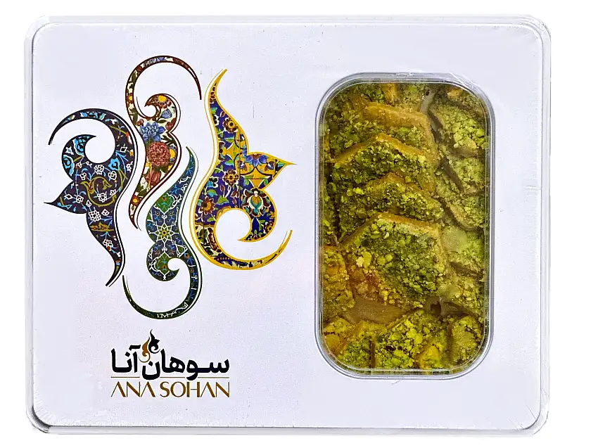Saffron Pistachio Brittle (Sekkeh Sohan, Sowhan)