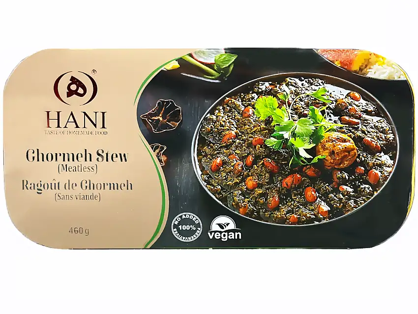 Ghormeh Sabzi Stew - In Container - No Meat (Khoresh)