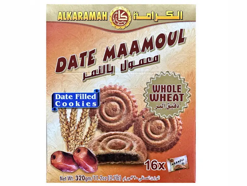 Whole Wheat Maamoul with Dates (16 Cookies) - (Mamoul)