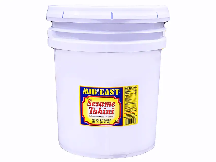 Sesame Tahini In Pail (40 Lb.) - 100% Ground Sesame