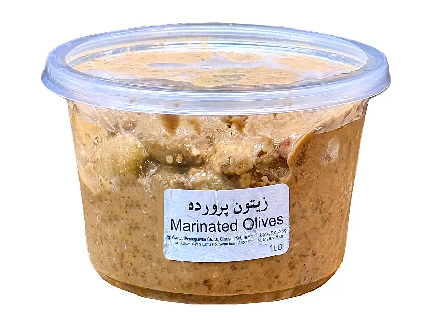 🟦 Marinated Olives (1 Pound) (Zeytoon Parvardeh)