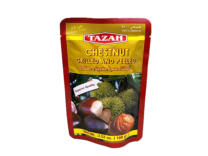 Grilled And Peeled Chestnut (5 Bags) (Fandogh Boo Dadeh)