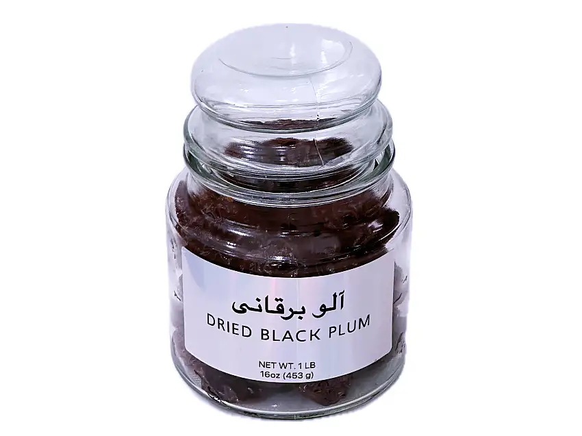 Dried Black Plum (1 Pound) In Jar (Aloo Baraghani)