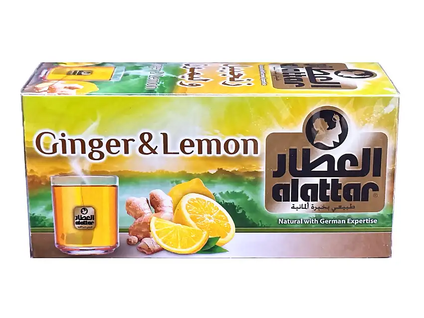 Ginger And Lemon Mix Teabags - Mixed Herbal Tea (Damnoosh e Zanjabil Va Limoo)