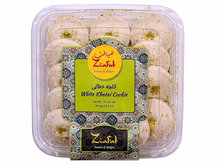 White Khatai Cookies (Koloocheh)