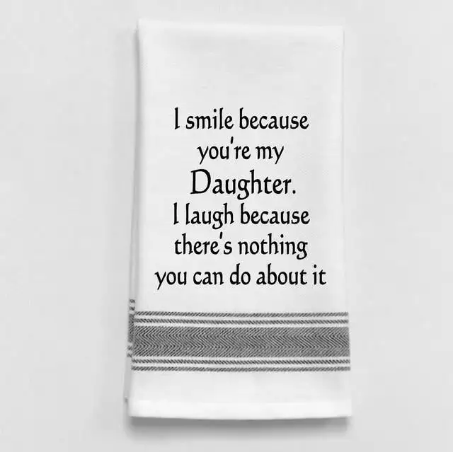 I Smile Daughter Towel