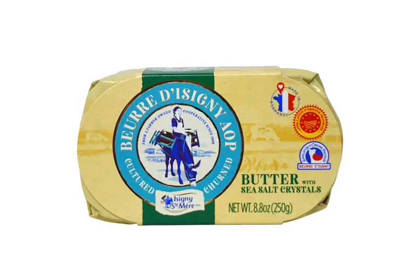 Isigny Sea Salt Oval Butter 250g