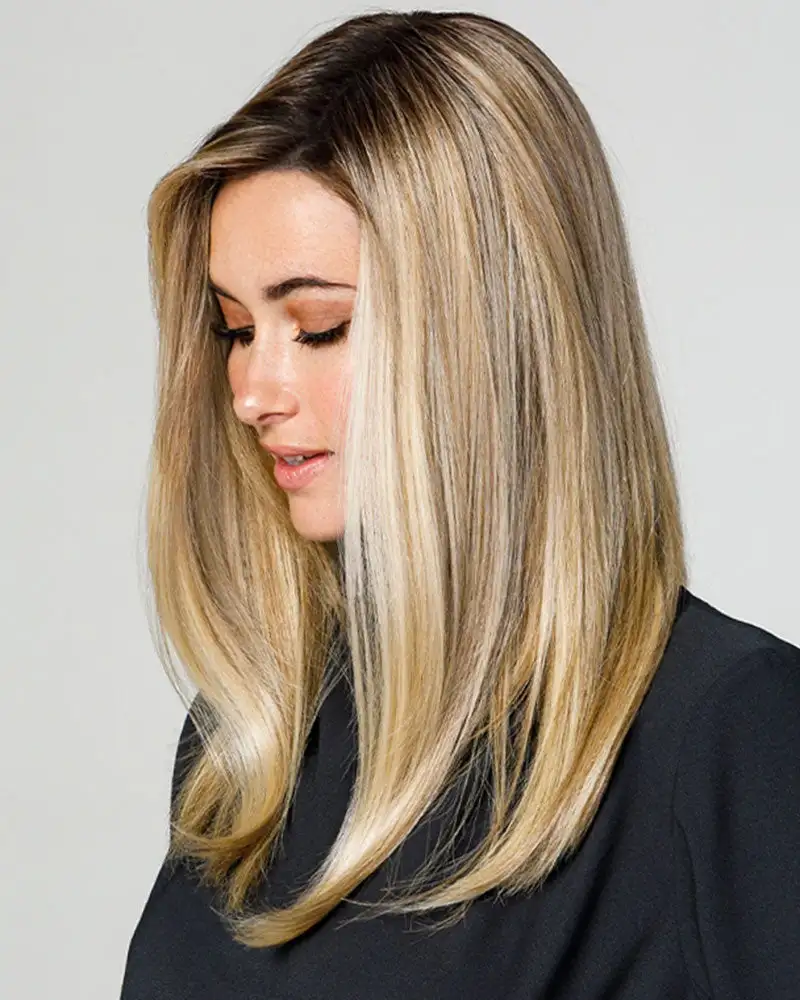 EasiPart Medium HD 18 inch (Exclusive) | Monofilament Synthetic Hair Topper by Jon Renau