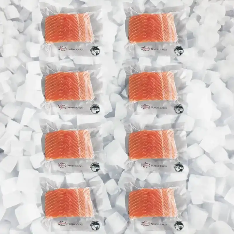 Wild Caught Salmon, Columbia River King Skin On (Bulk Case)