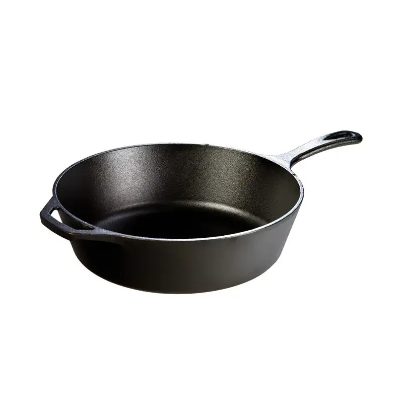 Cast Iron Deep Skillet 12in