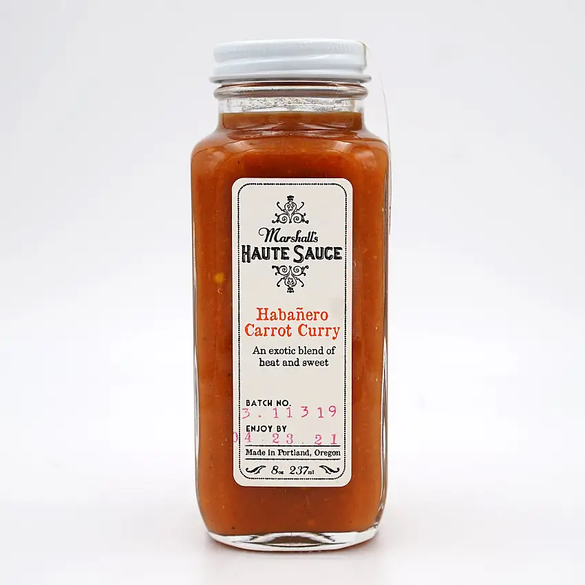 Habanero Carrot Curry- Habanero Hot Sauce