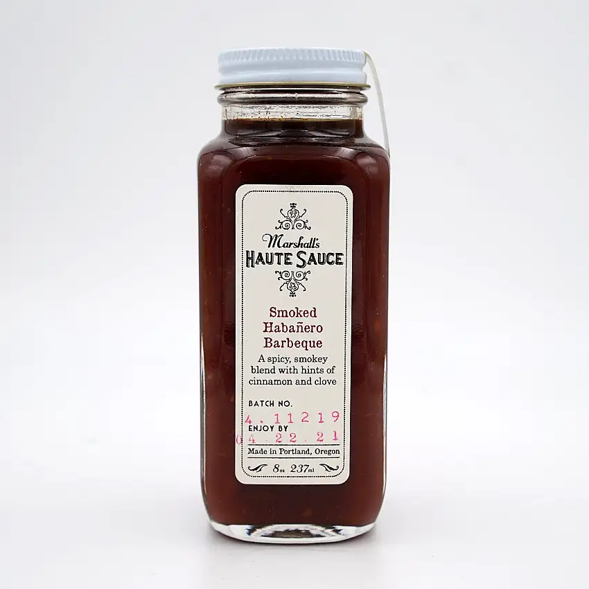 Smoked Habenero Barbeque- BBQ Sauce, Award Winning BBQ Sauce